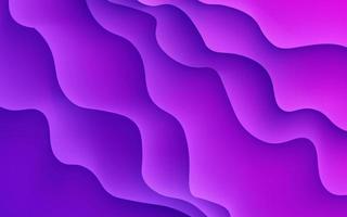 abstract modern purple gradient diagonal stripe with shadow and light papercut wave background. eps10 vector