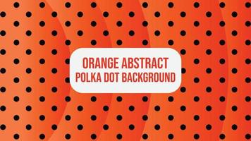 Orange Abstract Polka Dot Gradient Background Wallpaper Vector Art and Graphics