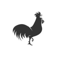 Rooster logo icon vector and symbol template