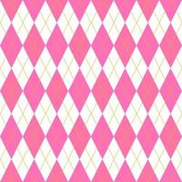 pink seamless geometric pattern with argyle vector