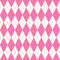 pink seamless geometric pattern with argyle vector