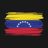 vector de pincel de bandera de venezuela