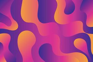 Vivid composition with gradient liquid stains background design. Abstract motion colorful waves vector