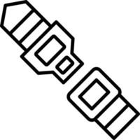 Seat Belt Vector Icon