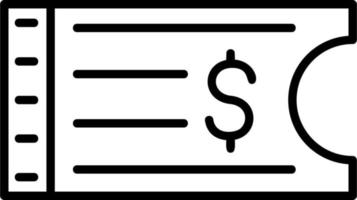Ticket Vector Icon