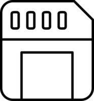 Memory Card Vector Icon