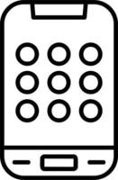 Keypad Vector Icon