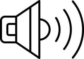 icono de vector de sonido