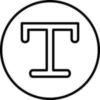 Text Vector Icon
