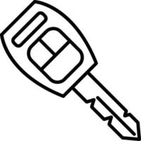 Car Key Vector Icon