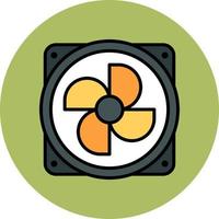 Cooling Fan Vector Icon