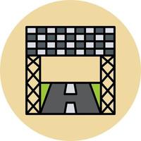 Racetrack Vector Icon