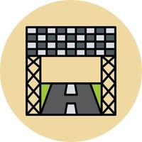 Racetrack Vector Icon