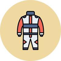 Race Suit Vector Icon