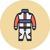 Race Suit Vector Icon