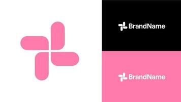 abstract minimalist logo design template for any purpose vector