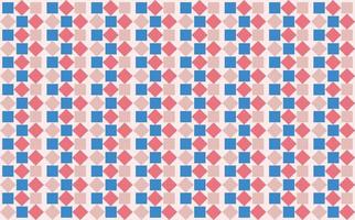 Pink and blue colored squares and rhombus abstract pattern. Suitable for wallpaper, brand, fill background, industry, banner, and prints. vector