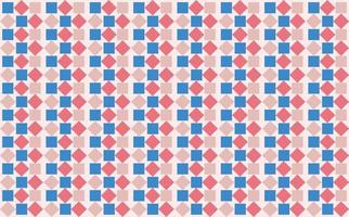 Pink and blue colored squares and rhombus abstract pattern. Suitable for wallpaper, brand, fill background, industry, banner, and prints. vector