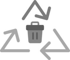 icono de vector de reciclaje