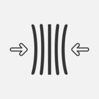 Elastic icon. Vector illustration on white background
