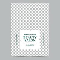 Template of Beauty Area Flyer, Instant Download, Editable Design, Pro Vector