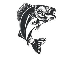 Fish vector illustration for print items and t-shirt