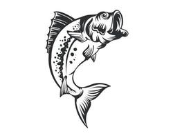 Fish vector illustration for print items and t-shirt