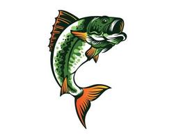 Fish vector illustration for print items and t-shirt