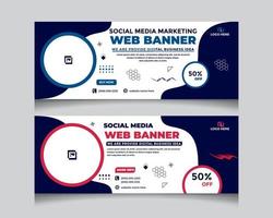 social media banner design set,social media cover, school banner, facebook cover, business banner course banner, college banner, banner set vector