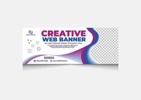 creative web banner design set,social media cover, school banner, facebook cover, business banner course banner, college banner, banner set vector