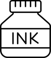 icono de vector de tinta