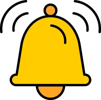 icono de vector de notificación