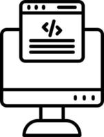 Web Programming Vector Icon