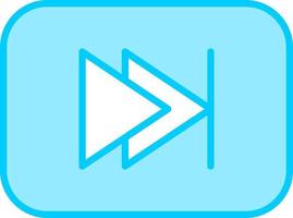 Fast Forward Vector Icon
