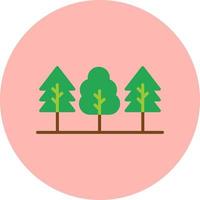 icono de vector de bosque