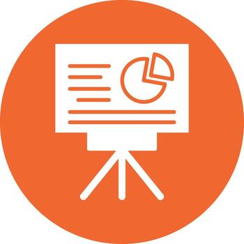 icono de vector de presentación