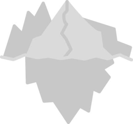 Iceberg Vector Icon