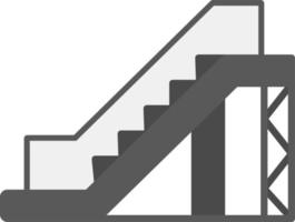 icono de vector de escalera mecánica