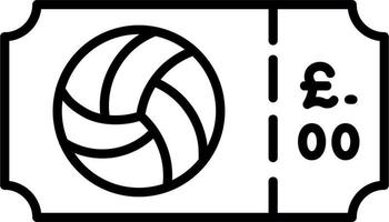 Volley Ball Vector Icon