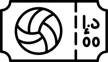 Volley Ball Vector Icon