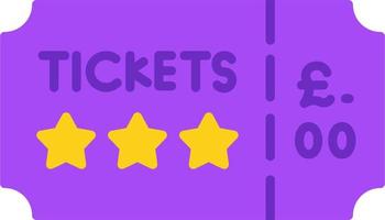 Concert Ticket Vector Icon