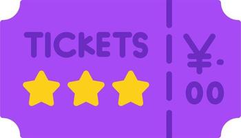 Concert Ticket Vector Icon