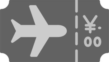 Plane Ticket Vector Icon