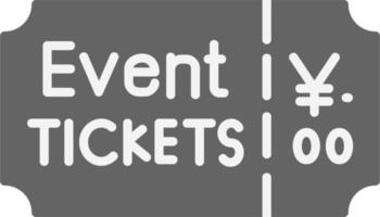 Event Ticket Vector Icon