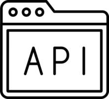 Api Vector Icon