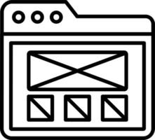 Wireframe Vector Icon