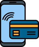 Cashless Payment Vector Icon