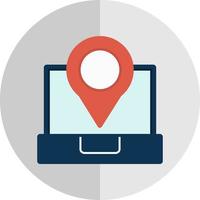 Scanning Location Vector Icon Design