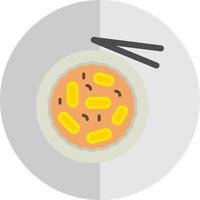 diseño de icono de vector de tteokbokki