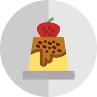 Pudding Vector Icon Design